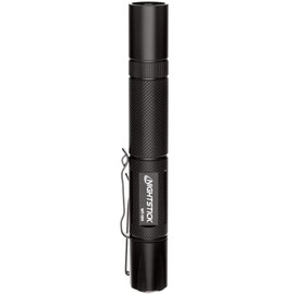 Nightstick Momentary or constant-on MT-120 Mini-TAC Metal LED Flashlight-2 AA, 5.6-Inch, Black