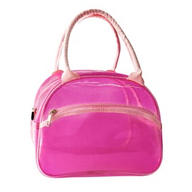 Fashion transparent jelly PVC waterproof messenger bag handbag for beach, shopping (D6017-4)