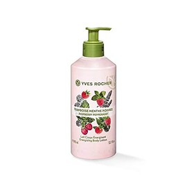 Yves Rocher Crema Corporal Fluida, Frambuesa/Hierbabuena, 390 ml