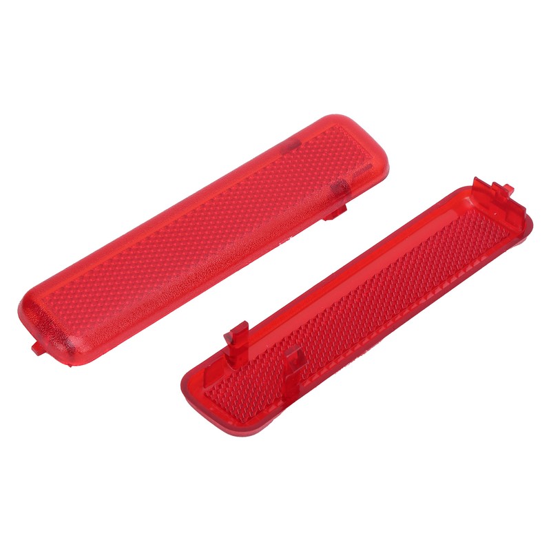 Pair Door Reflector Panel Red Interior Replacement for Silverado 1500/2500