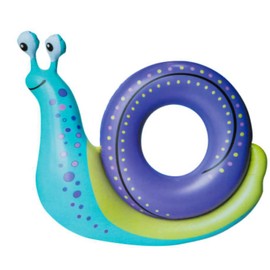 Generic Inflatable Snail Pool Float Tube 46"" X 45"", Large, Blue