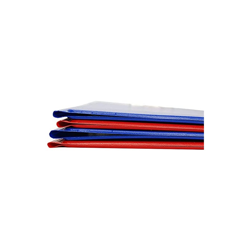 Esselte A4 Clipfolder with Cover, Rigid Plastic, Blue