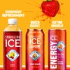Sparkling Ice Caffeine Strawberry Citrus Sparkling Water with Caffeine, Zero