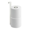 InterDesign Classico Over-The-Tank Tissue Roll Reserve, Pearl White