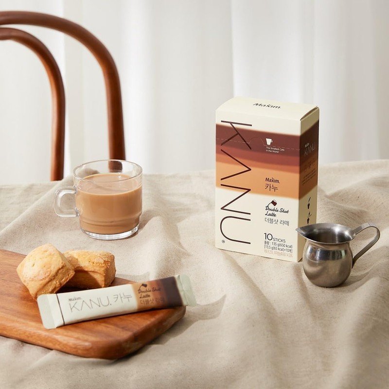 ZEESOON Kanu Maxim Double Shot Latte Instant Coffee 13.5g x