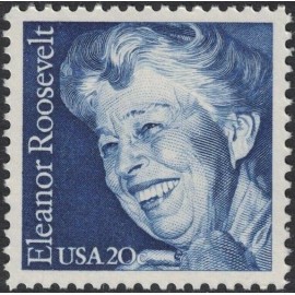 4 Mint ELEANOR ROOSEVELT 1984 STAMPS: First Lady, Photo by Dr David Gurewitsch