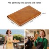 EcoVision Server Books for Waitress,Leather Waiter Book with Zipper Pocket,