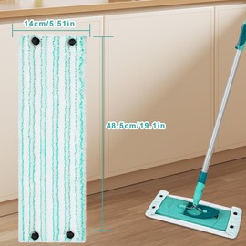 4 Pack Microfibre Mop Covers for Leifheit Clean Twist XL Micro Duo - Versatile and High Quality for All Floor Types (XL)