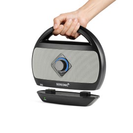 Portable Wireless TV Speakers for Smart TV - Ideal for TV Watching Without The Blaring Volume - Wireless Speakers Designed for Hard of Hearing and Seniors – Compatible with TV Streaming Audio