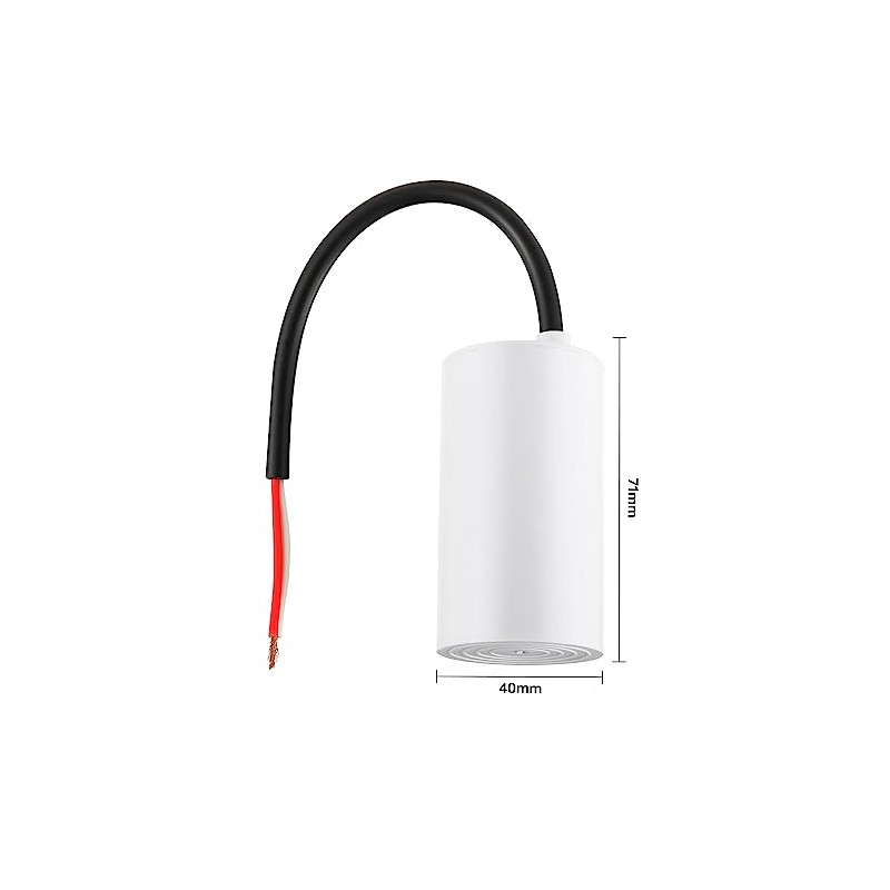 SIGANDG CBB60 Capacitor 16uF 450V AC Wired Motor Start Capacitor