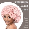 Silk Bonnet for Sleeping Cap, Bonnet Sleep Cap, Satin Hair