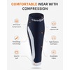 CAMBIVO 3 Pairs Calf Compression Sleeve for Women Men, Leg