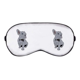 'Grey French Bulldog Puppy' Sleep/Travel Eye Mask (EY00023264)