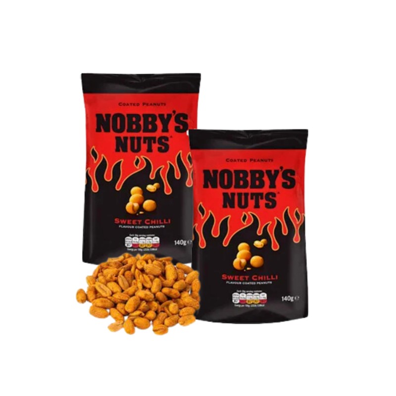Nobby's Sweet Chilli Sharing Nuts x 2 Bags x 140g