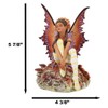 Ebros Gift Amy Brown FAE Garden Fantasy Fall Ebony Fairy