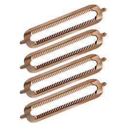 TURBO PRODUKTE Set of 4 Original Replacement Blades for Turbo Peeler and Peeler from Other Manufacturers, Robust Stainless Steel, Easy Installation, Rose Gold