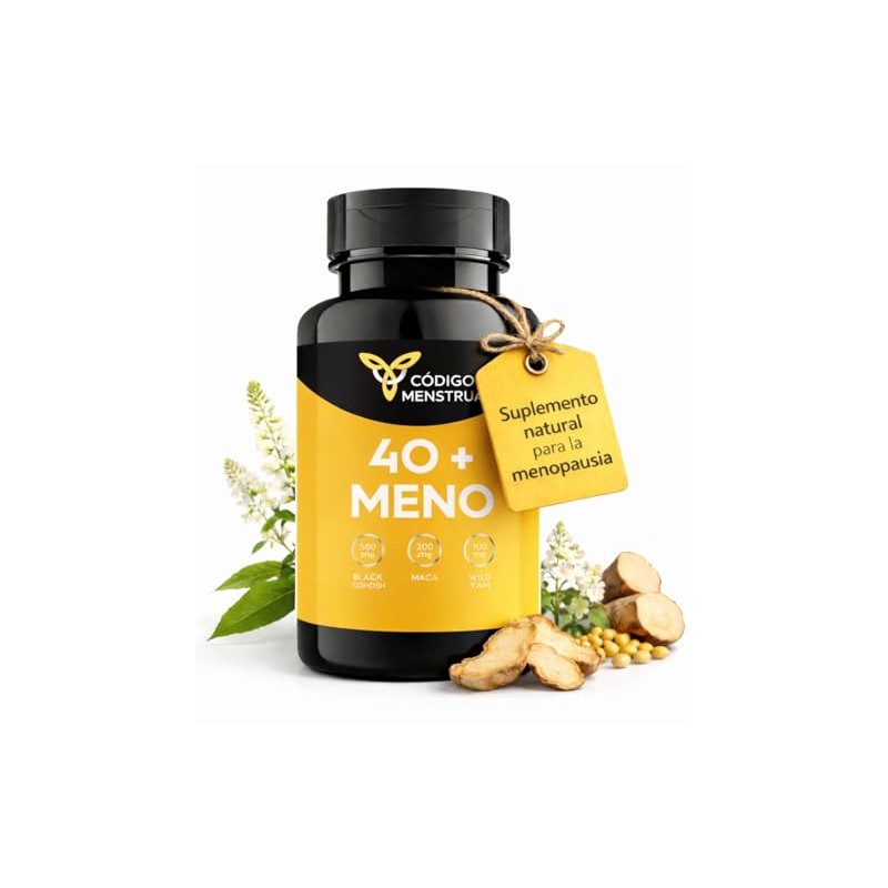 Meno Apoyo Natural Menopausia Perimenopausia Bienestar Hormonal Femenino Bochornos Suplemento