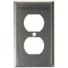 Leviton 84003-IG SS 1-G DUPL WP ENGRAVED ISOLATED GRND