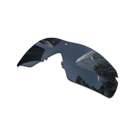 Combine8 2 Pairs Ploarized Replacement Lenses for Oakley Si Ballistic M Frame 2.0/Si M Frame 2.0 OO9047 Sunglass - Black + Silver Titanium