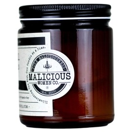 Malicious Women Candle Co - Anxiety Girl, Lavender & Coconut Water Infused with Impending Doom, All-Natural Soy Candle, 9 oz