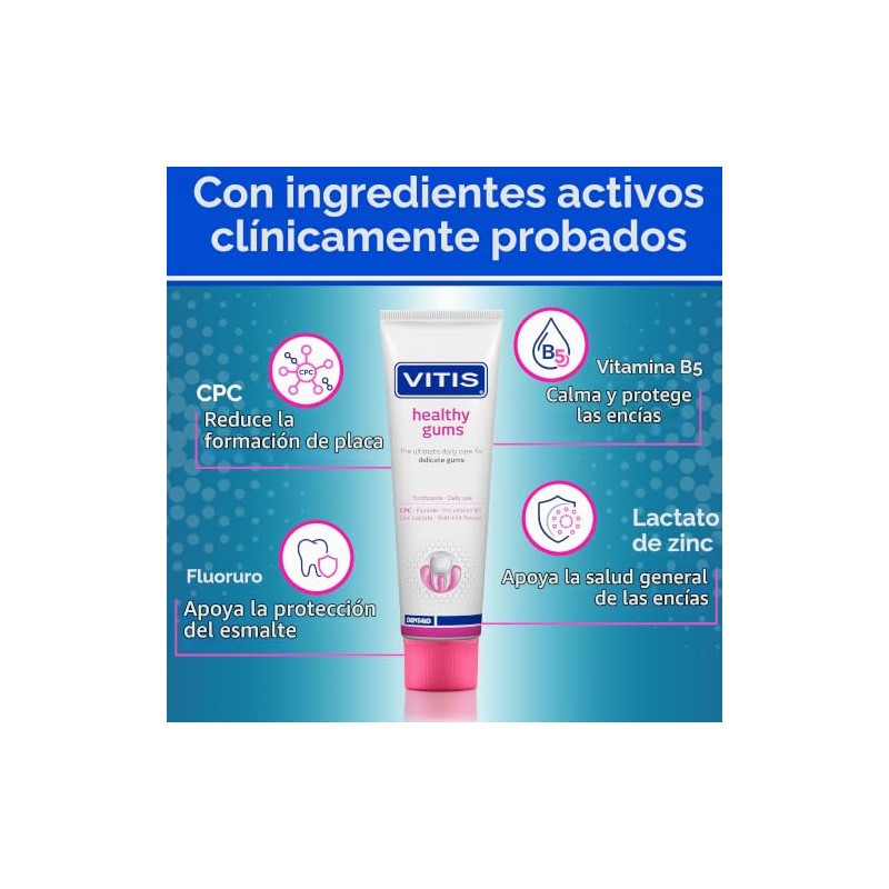 VITIS Gingival Toothpaste 100ml - daily care for sensitive gums