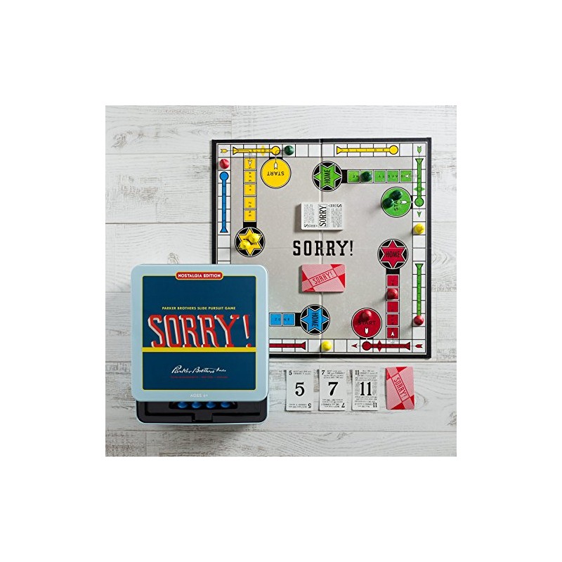 WS Game Company Sorry! Nostalgia Edition Board Game in Collectible