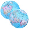 COLLBATH 2Pcs World Map Earth Globe Lanterns Decorative Hanging Lanterns
