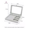 Importeek 20pz Organizador Estuche Joyero Alhajero Joyas Anillos Tocad