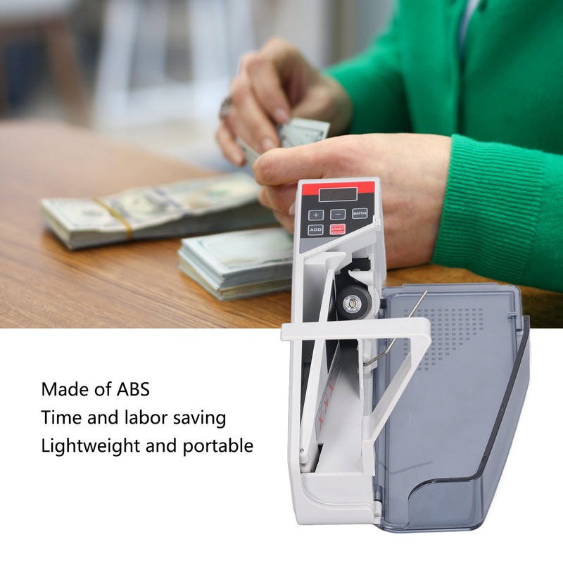 Banknote Counting Machine Handheld Banknote Paper Currency Money Cash Counter