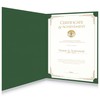 HAUTOCO 50 Pack Certificate Holders, Green Diploma Folders Certificate Covers