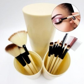12-Piece Portable Makeup Brush Set 1 Set 2ea