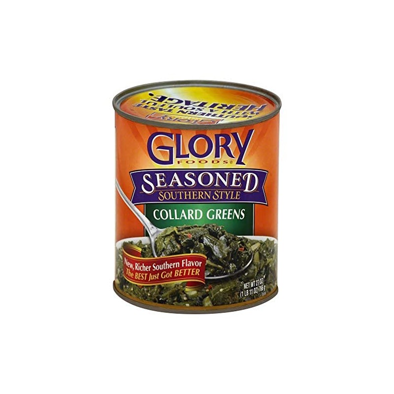 4pk Glory Foods Seasoned Southern Style Collard Greens Large 27oz