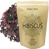 Organic Hibiscus Flowers Herbal Loose Tea by Marcoina - Cut