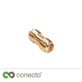 conecto SMA Adapter SMA Female SMA Female Without Pin to SMA Female Without Pin Adapter Change SMA Male to SMA Female Adapter Gold Plated