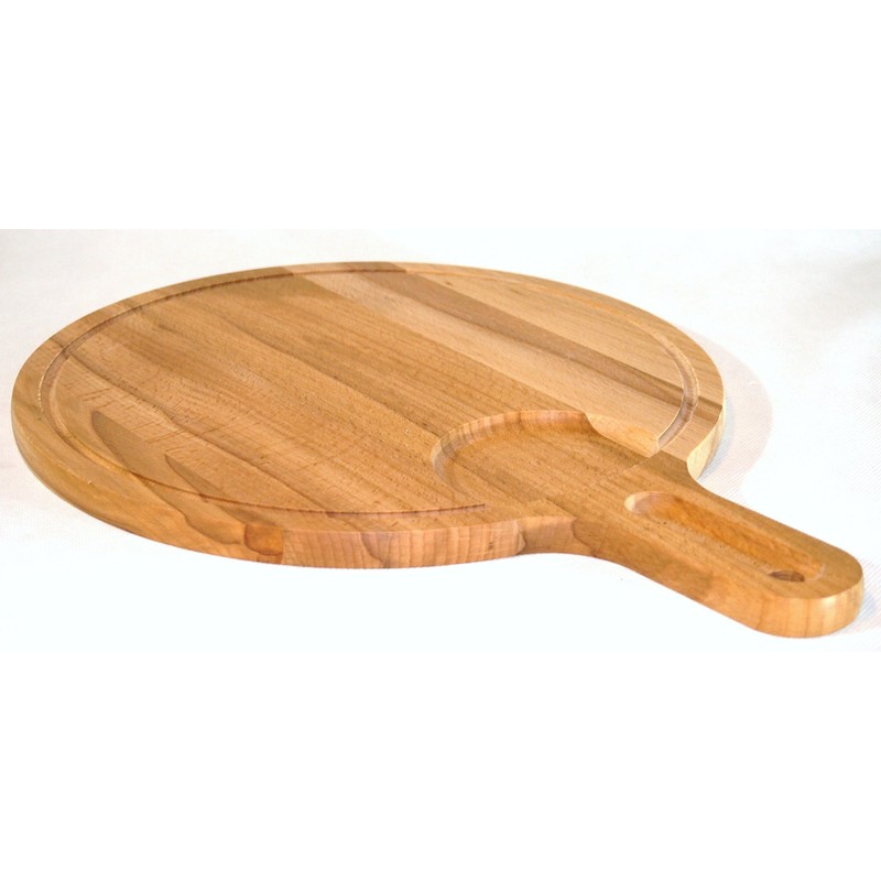 EFO Premium Wooden Pizza Paddle Professional Pizza Peel – Round