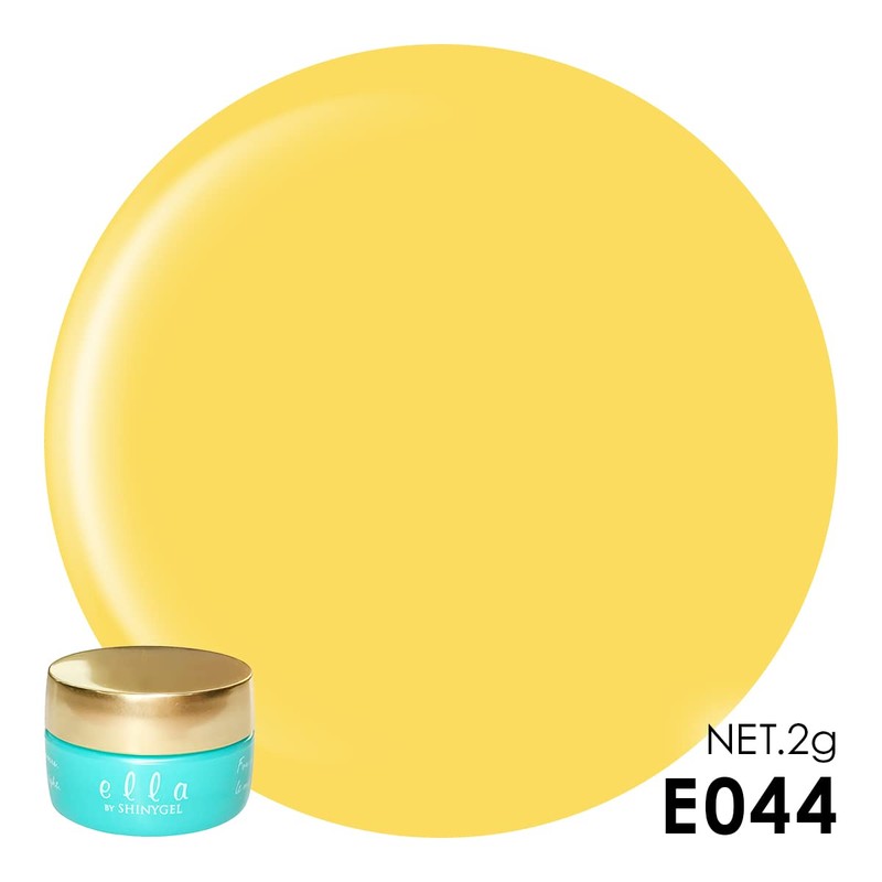 ella BY SHINYGEL Color Gel E044 Banana Cream (Elabai Shiny