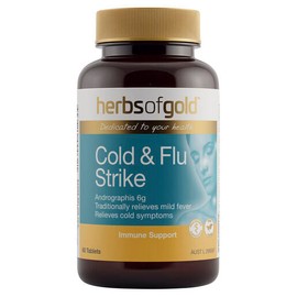 Herbs Of Gold Cold & Flu Strike 60 Tablets