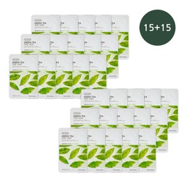 The Face Shop (현대Hmall)30매묶음 1일1팩 기획 더페이스샵 갈아만든 녹차 마스크시트 20g (The Face Shop) 30-Pack 1-Day 1-Package Green Tea Mask Sheet 20g