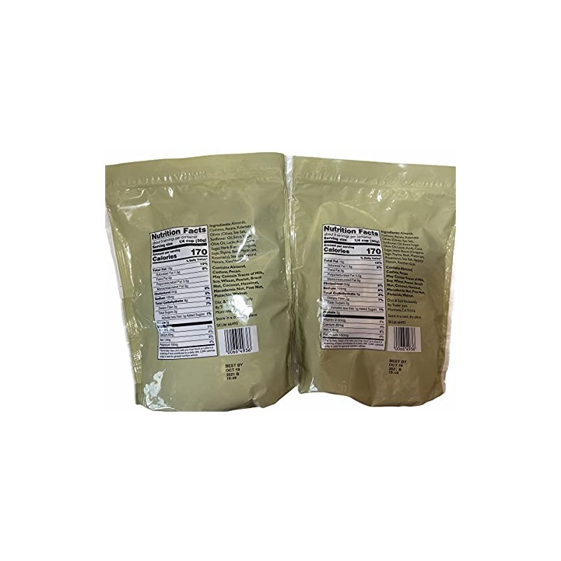 Trader Joe's Olive & Herbs Mixed Nuts, 10 oz (Pack