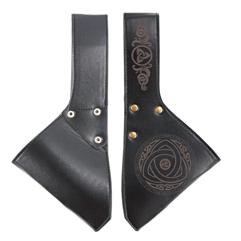 Universal Sword Belt Leather Frog - Holster fits Medieval Swords