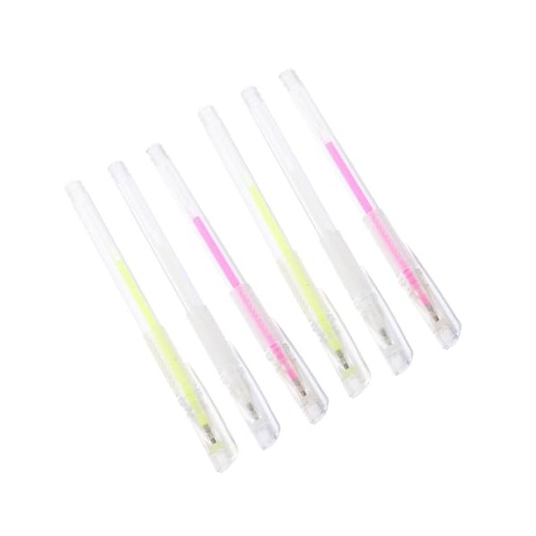 6pcs Eyebrow Position Marker Pens Portable Eyebrow Marking Tool for