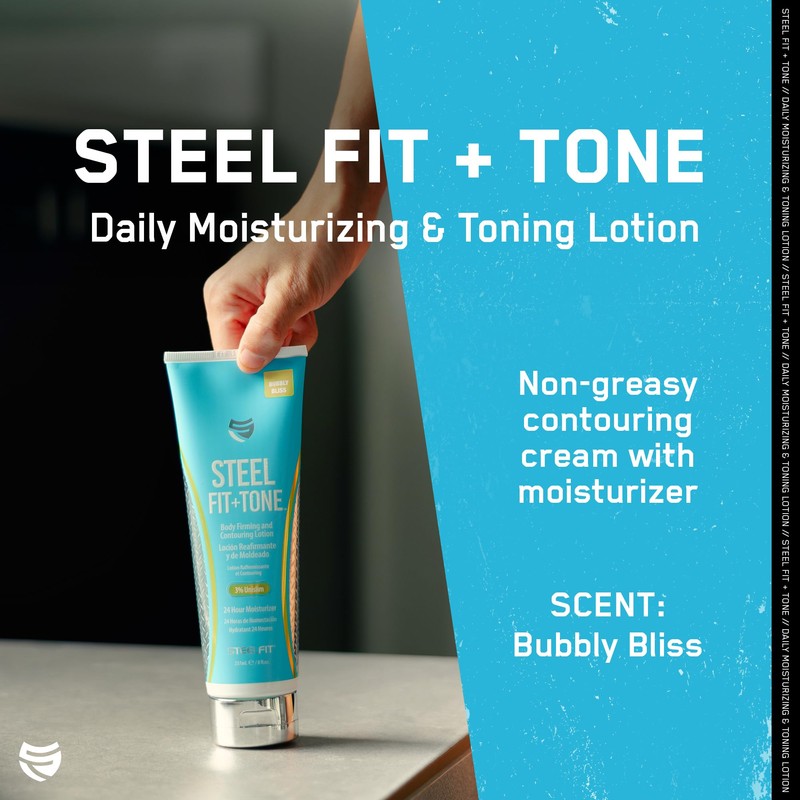 SteelFit Firming Body Lotion - Contouring & Skin Tightening Cream