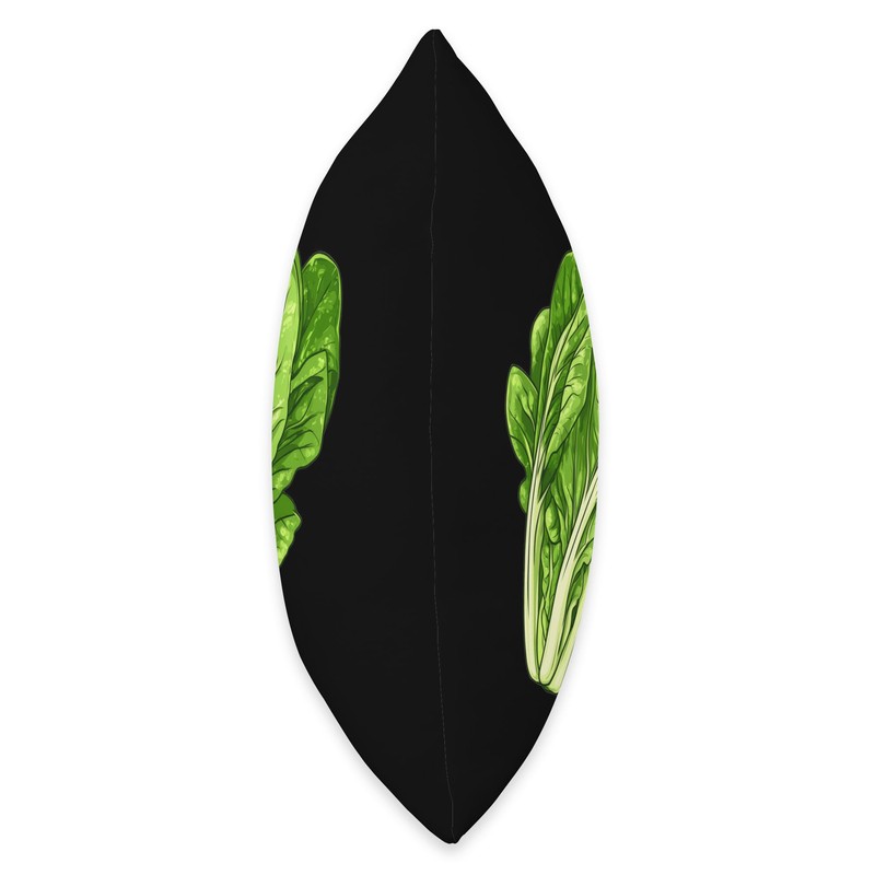 Romaine Lettuce With Leaves Throw Pillow
