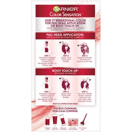 Garnier Hair Color Sensation Rich Long-Lasting Color Cream, 6.0 Light Natural Brown