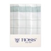Ross Pack of 3 Twined Half-Linen Tea Towels Thread Check