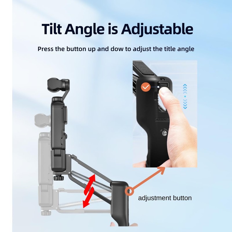 Fotoleey Osmo Pocket 3 Hand Stabiliser - Anti-Shake Handle Grip