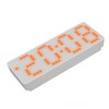 Digital Alarm Clock 3 Levels Brightness Orange Number Desktop LED