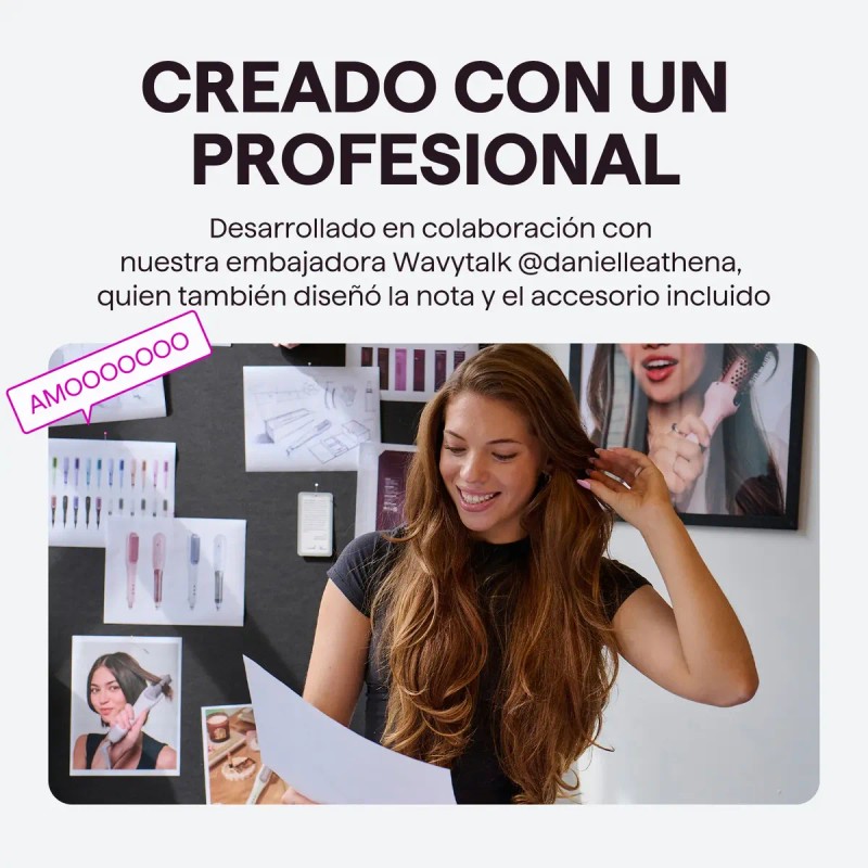 Cepillo Alisador De Cabello Wavytalk Pro Steam, Steamline 3