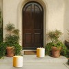 AFINETH Large Outdoor Candles with Remote Waterproof 6"x6" Flickering Flameless