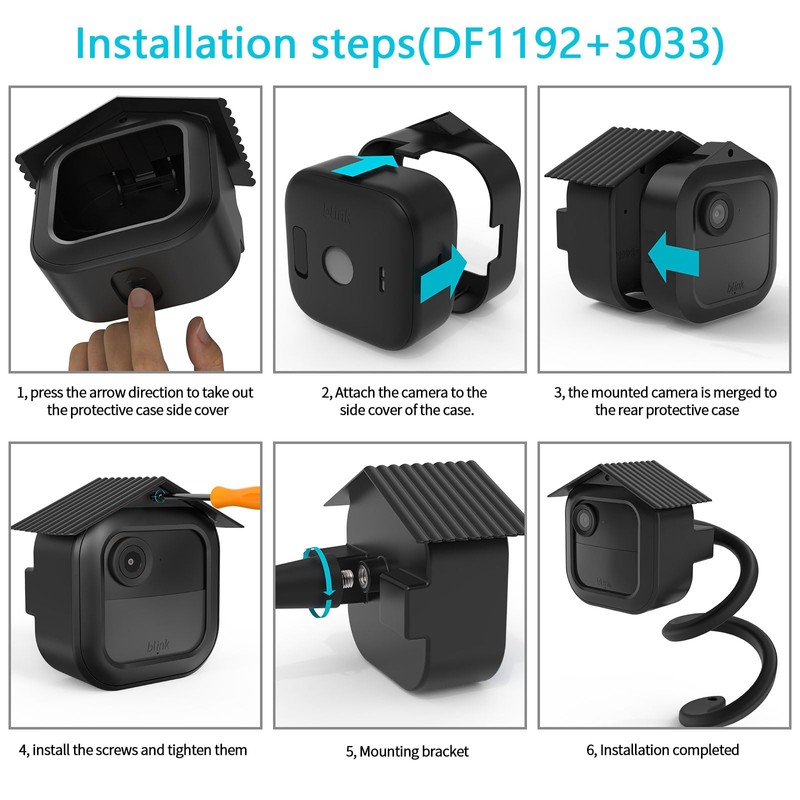 TIUIHU Flexible Twist Mount for Blink Outdoor 4, Security Mounting